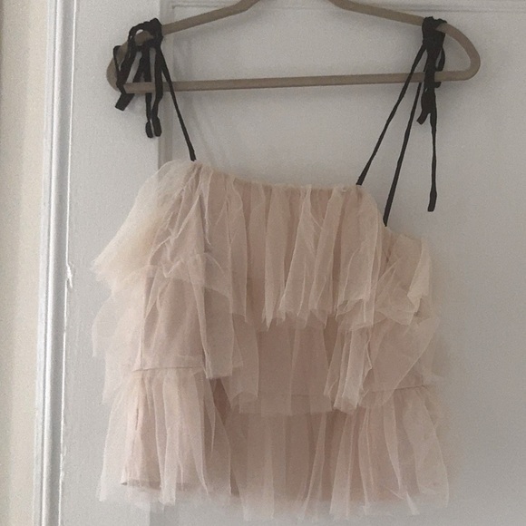 Anthropologie Sunday in Brooklyn Tie-Strap Tank Fairy Whimsical Feminine Ballet - Picture 4 of 11